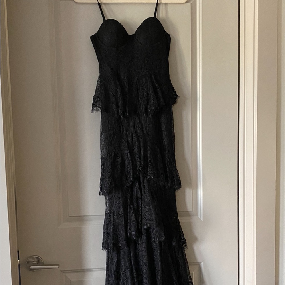 XS-majorelle-Zelda Fitz Gown-Black